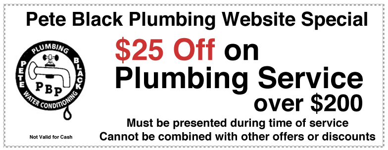 $25 off plumbing service coupon